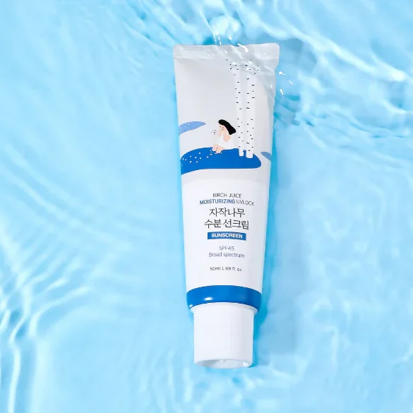 Крем увлажняющий солнцезащитный ROUND LAB Birch Juice SPF 50+. — изображение 1