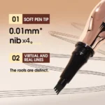 Eyelinerul pentru sprâncene JONBOS four forked eyebrow pencil - imagine 3