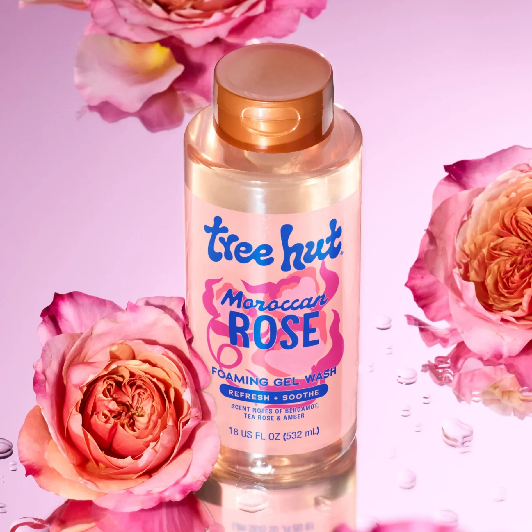 Гель для душа Tree Hut Foaming gel wash Moroccan Rose — изображение 1