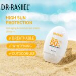 Cremă de soare anti-îmbătrânire și hidratantă SPF60 Dr.Rashel - imagine 3