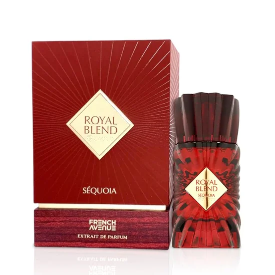 french-avenue-Royal-Blend-Sequoia-perfume-bottle-beside-box-against-white-background Royal Blend Sequoia - imagine 1