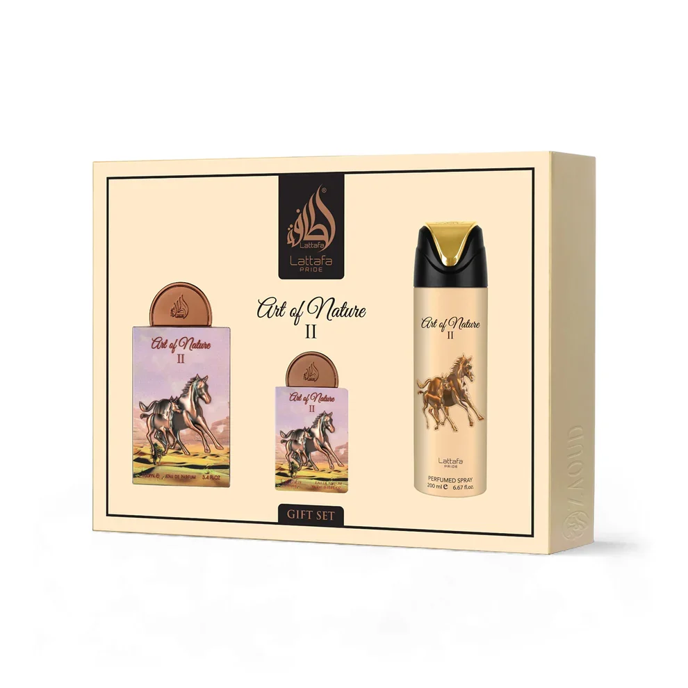 lattafa-art-of-nature-2-perfume-gift-set-box-against-white-background Art of nature II - imagine 1